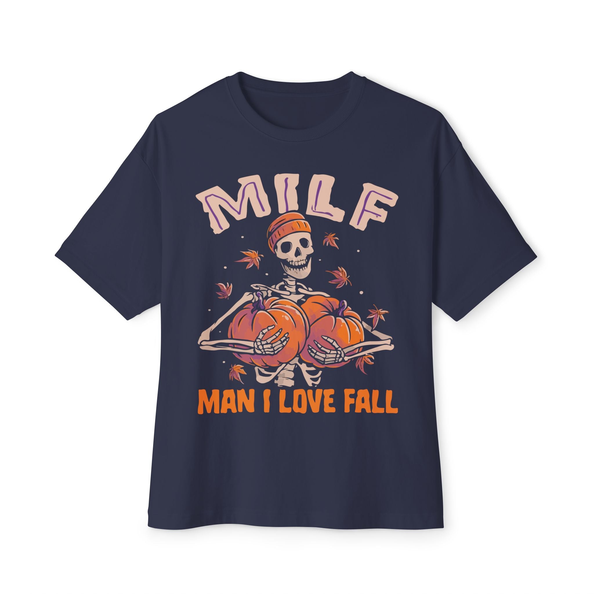 Fall-Themed Skeleton T-shirt
