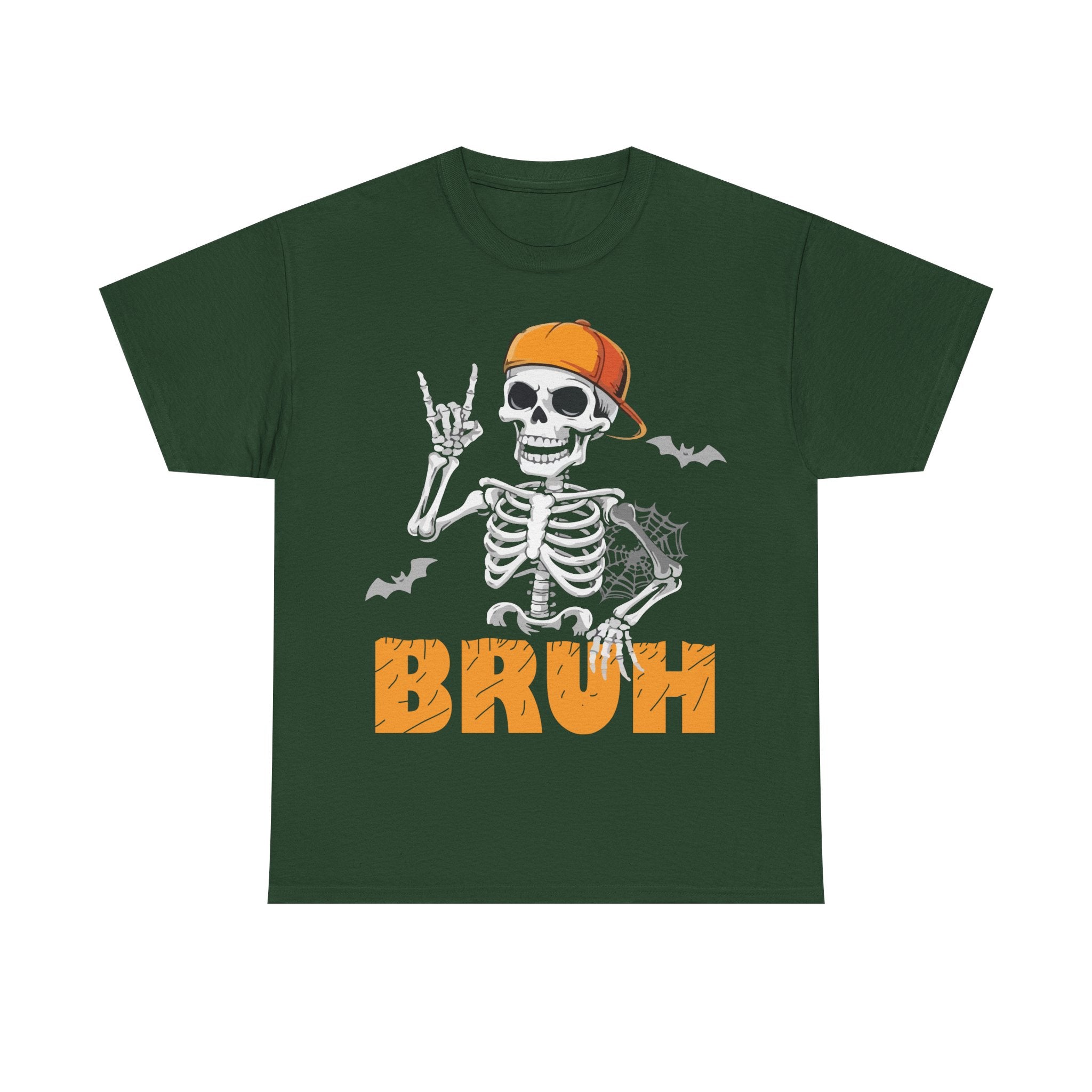 Skeleton Bruh T-Shirt for Halloween Lovers
