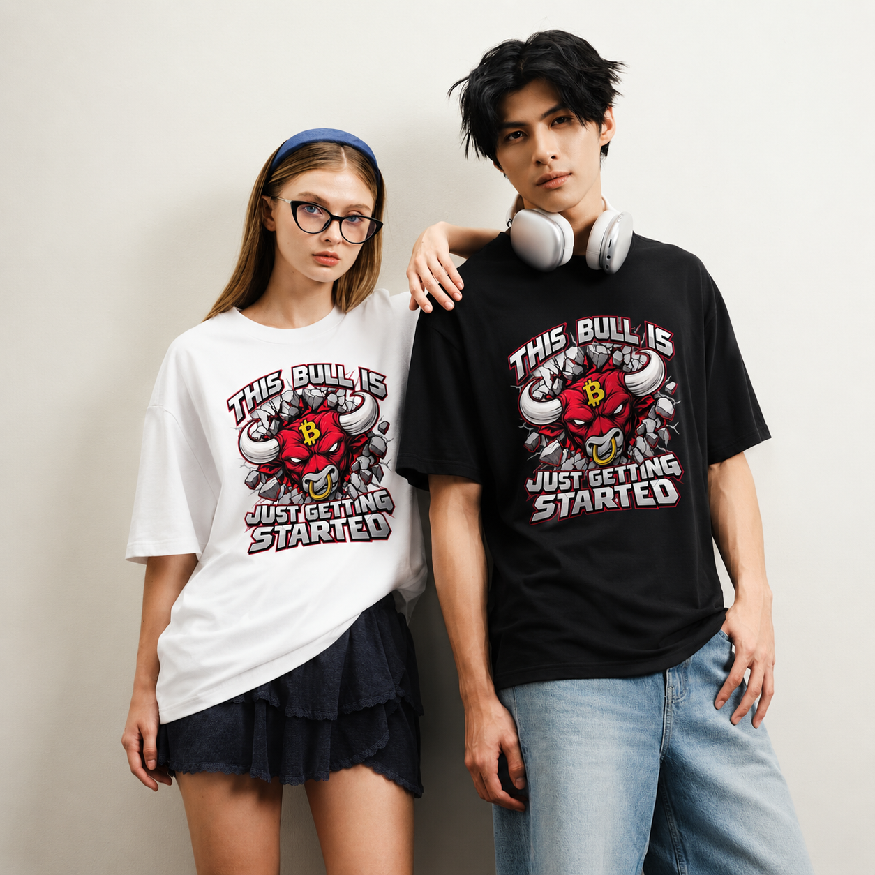 Bull is Started oversized t-shirt