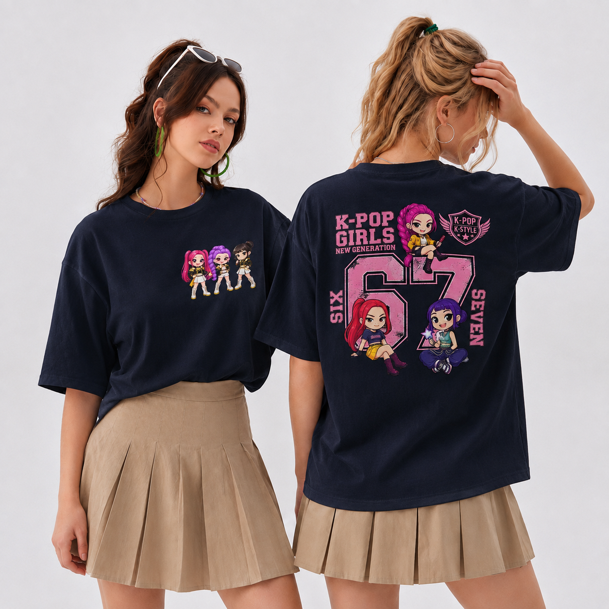 K-POP Girls  oversized t-shirt