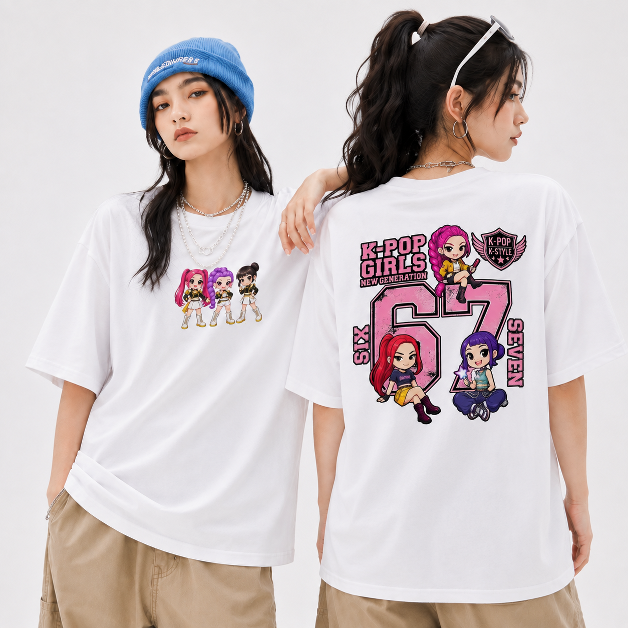 K-POP Girls  oversized t-shirt