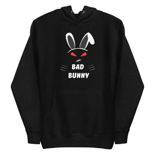 Bad Bunny Hoodie - Black Color