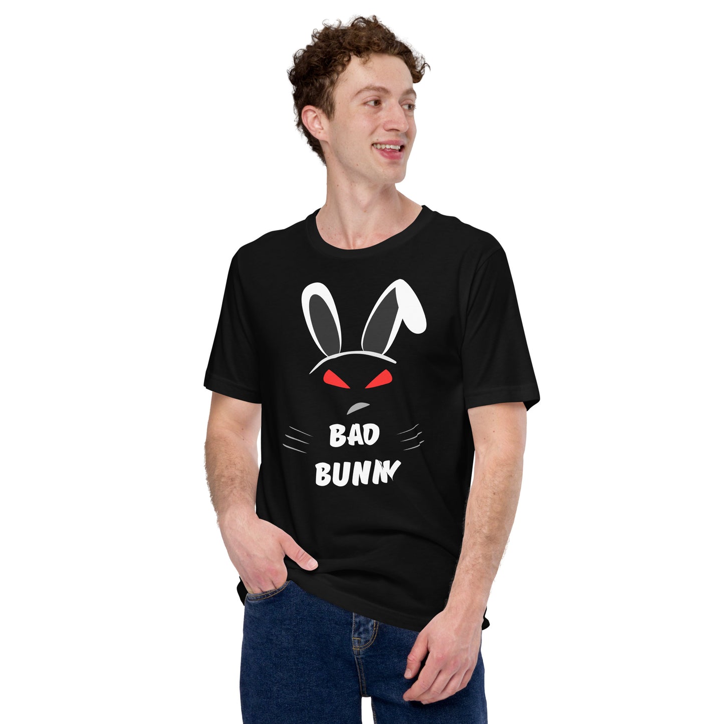 Bad Bunny T-shirt - Black Color