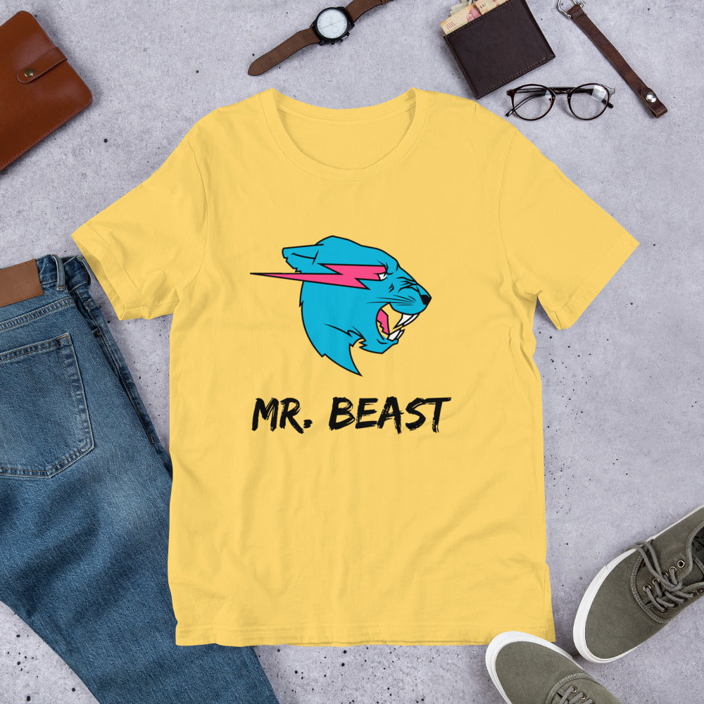 Mr Beast T-shirt - 100% Cotton Fabric